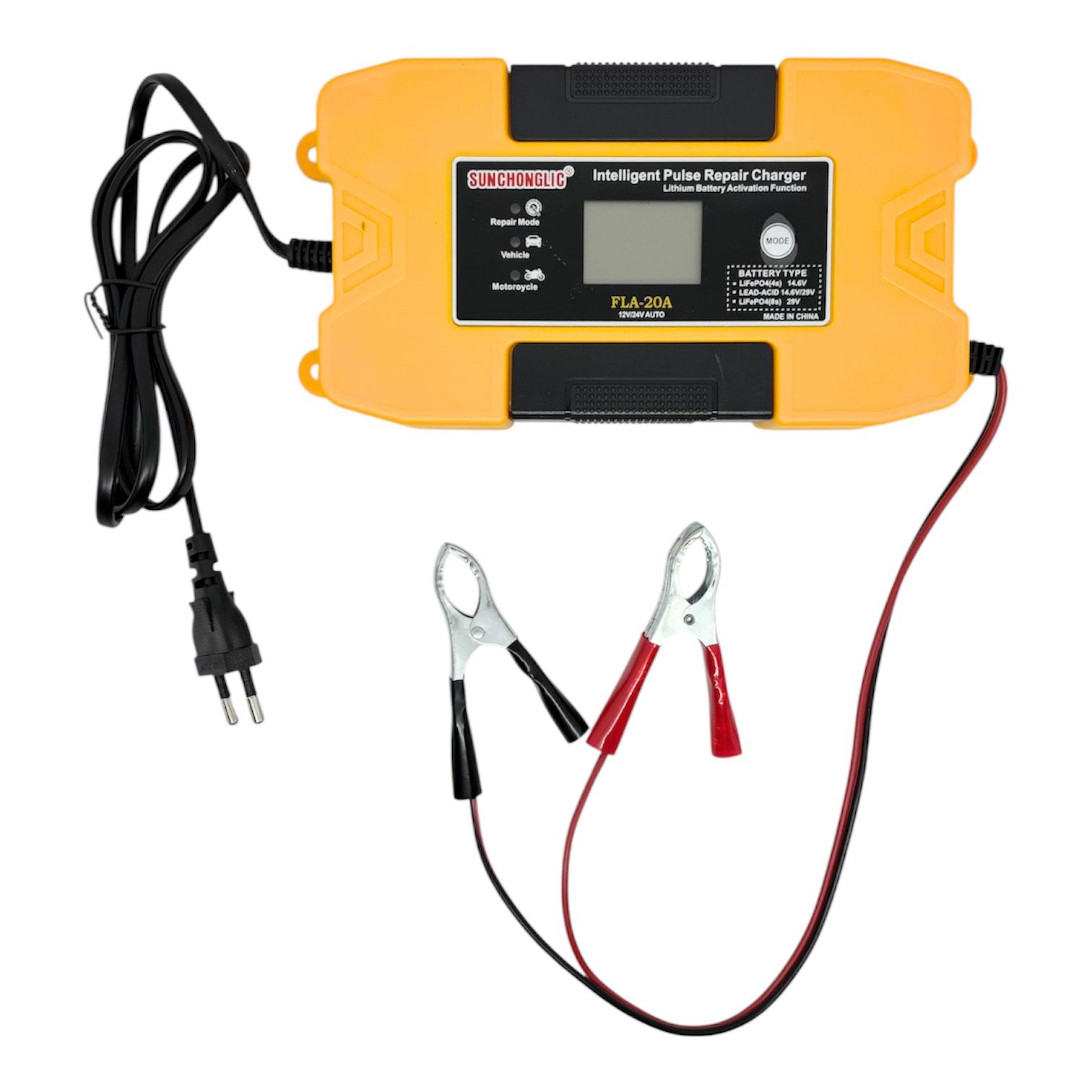 Зарядний пристрій для всіх типів акумуляторів + LiFePo4 літій залізо фосфатних Sunchonglic 20 A - фото 4 Зарядний пристрій для всіх типів акумуляторів + LiFePo4 літій залізо фосфатних Sunchonglic 20 A - фото 4