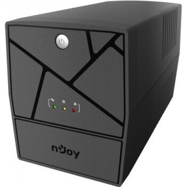 Источник бесперебойного питания Njoy Keen 1500 (UPLI-LI150KE-CG01B) Lin.int., AVR, 4 x евро, пластик - фото 3