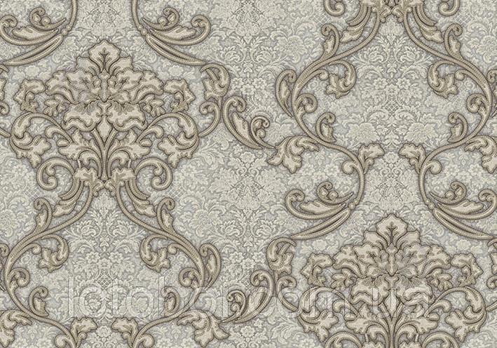 Обои Lanita виниловые на флизелиновой основе  ДХН-372-1 Афелия декор (серо-коричневый) цв.фл.обои Винил (1,06х10,05м.)