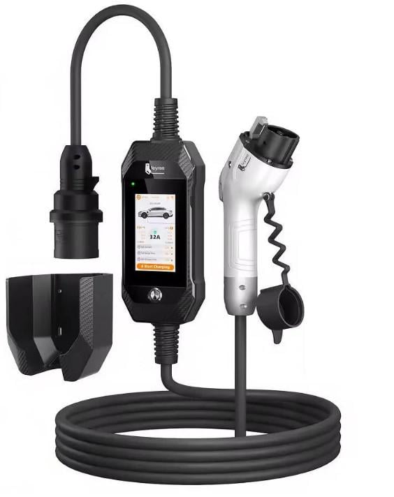 Зарядка для электромобиля Feyree 7 кВт 32A Type1 - Lion EV-Ultra Wi-Fi Black