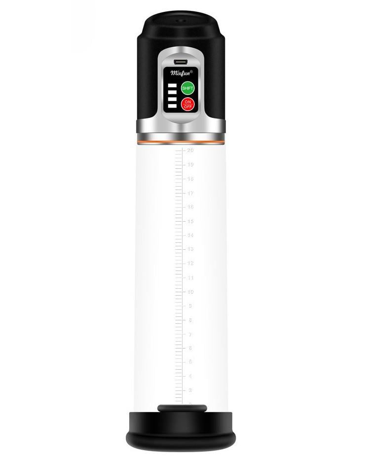 Помпа вакуумная электрическая Mixfun для тренировки и увеличения пениса USB (rud_984)