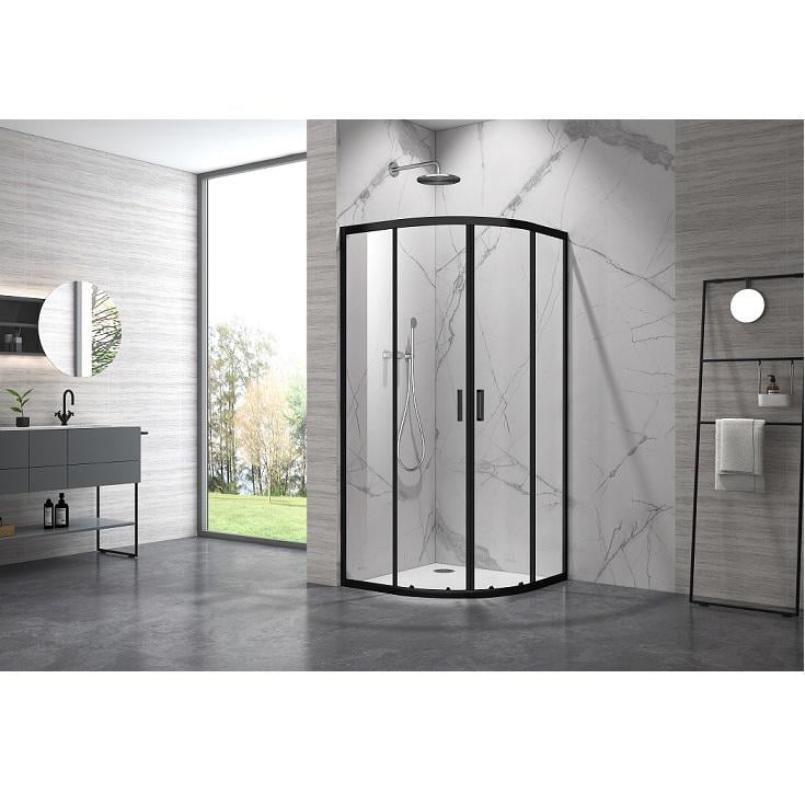 Душевая кабина Armaform Elbe GRIGIO полукруглая стекло прозрачное без поддона 5 мм 90x90x190 см (110-06565)