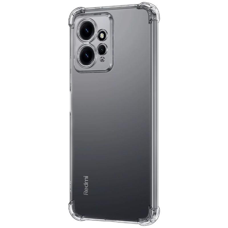 Противоударный TPU чехол GETMAN Ease logo усиленные углы Full Camera для Xiaomi Redmi Note 12 4G Бесцветный (прозрачный)
