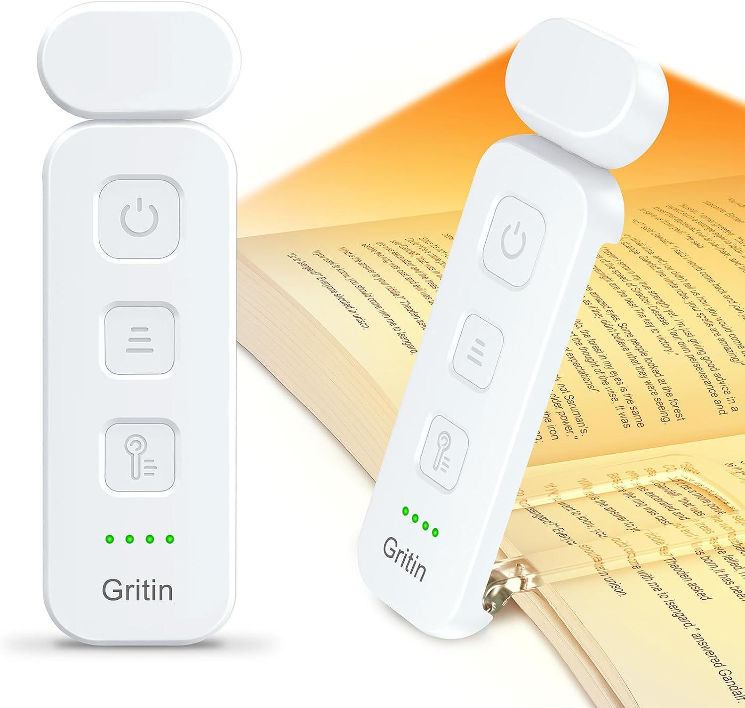 Настільна лампа для читання акумуляторна Gritin LED Book Light 500 mAh до 80 годин роботи White (G1313) - фото 2 Настільна лампа для читання акумуляторна Gritin LED Book Light 500 mAh до 80 годин роботи White (G1313) - фото 2