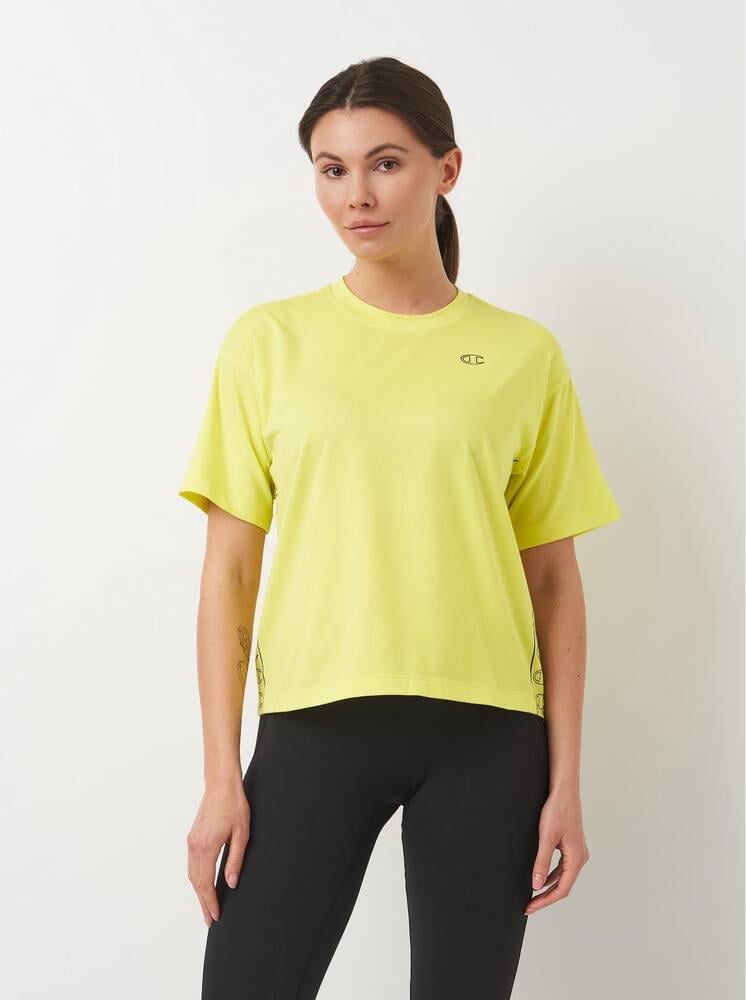 Футболка Champion 112515xYF004 женская M Желтый (180635-1)