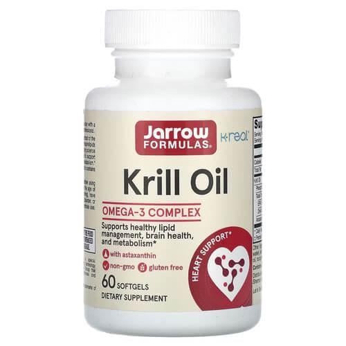 Масло криля Jarrow Formulas Krill Oil 60 жидких капс. (JRW-16027)