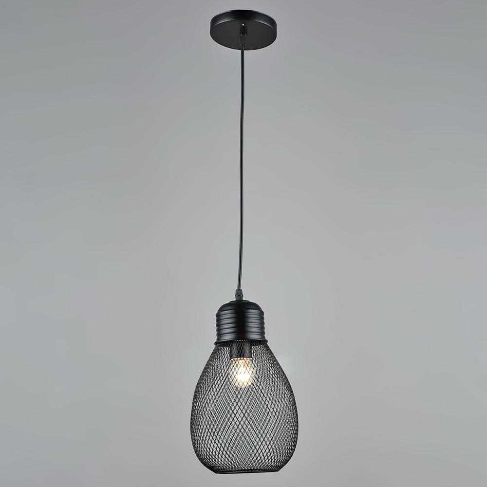 Люстра підвісна в стилі лофт Lighthouse SRS-19703/1Н BK Чорний