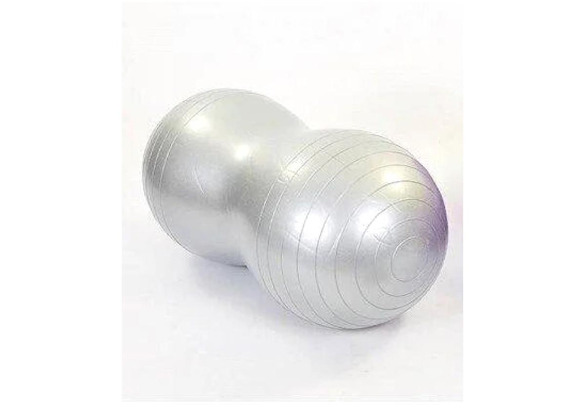 Мяч для фитнеса EasyFit Peanut 45х90 см Серый (EF-3022-GY) - фото 2