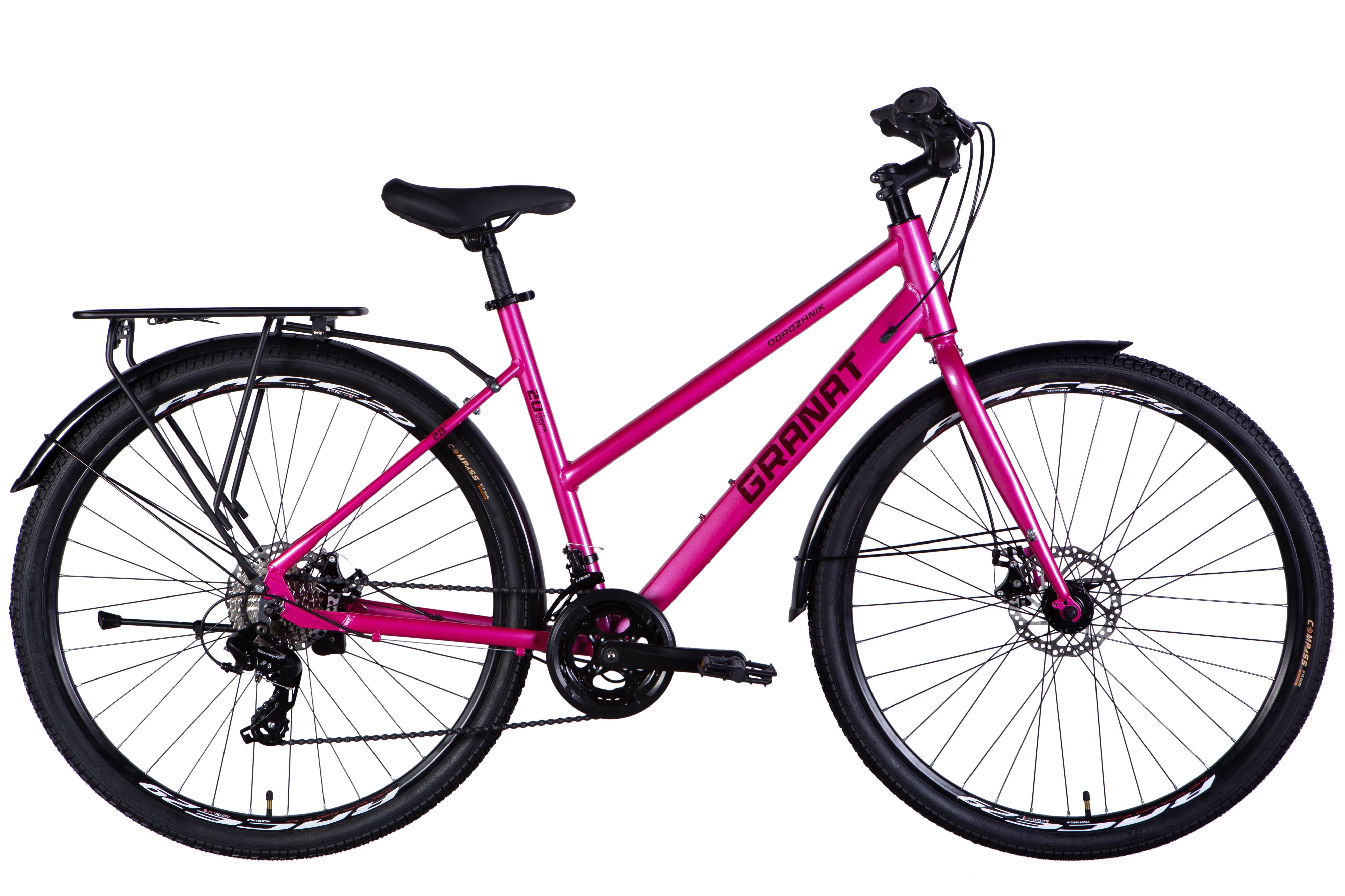 Велосипед Dorozhnik 2025 GRANAT W DD CS AL 28" рама 20" Фиолетово-розовый (OPS-D-28-489) - фото 1 Велосипед Dorozhnik 2025 GRANAT W DD CS AL 28" рама 20" Фиолетово-розовый (OPS-D-28-489) - фото 1