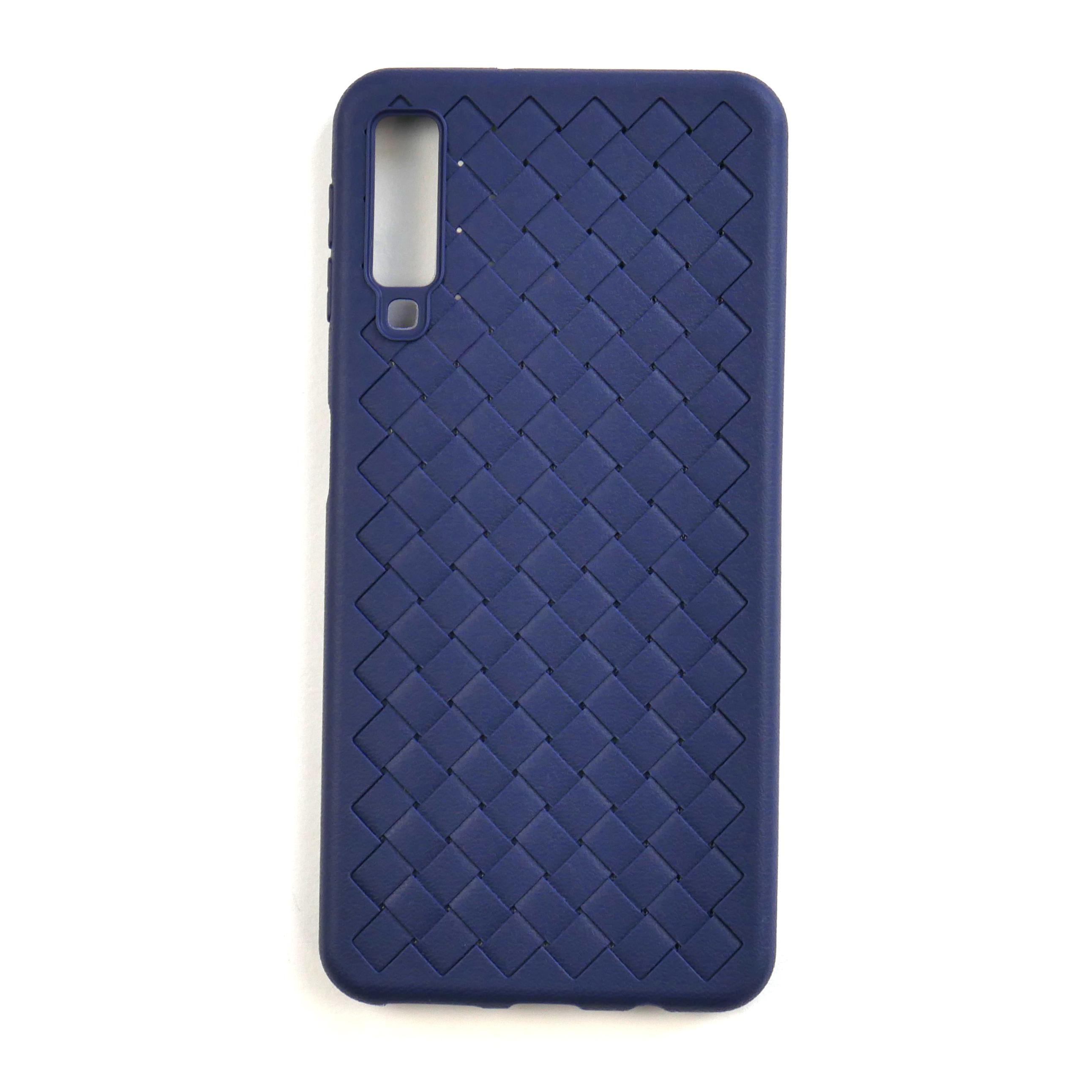 Чехол Weaving Case Samsung A7 2018 (A750) Dark Blue