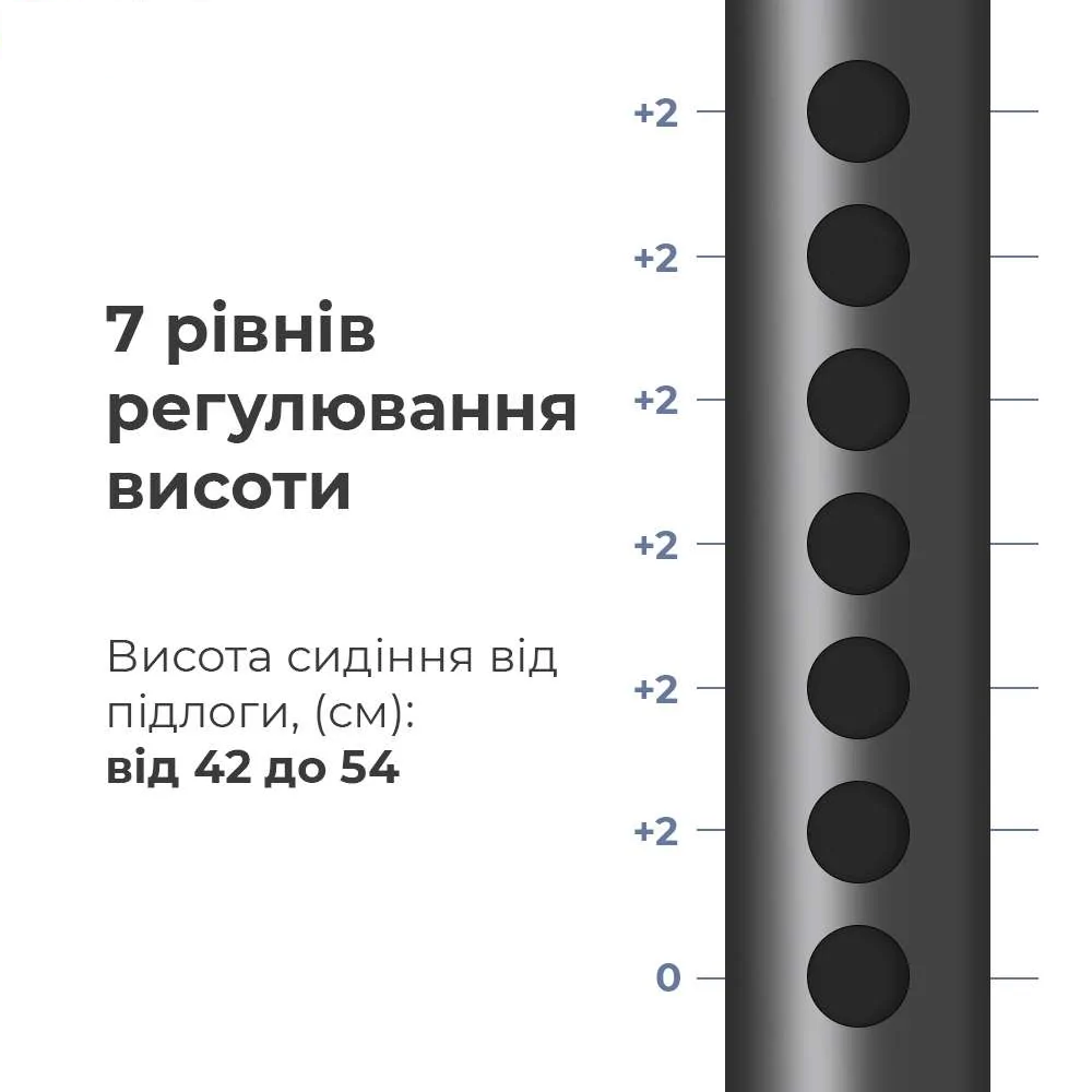 Стілець-туалет OSD-2108D з відкидними підлокітниками регульований по висоті сталевий (8578222) - фото 6