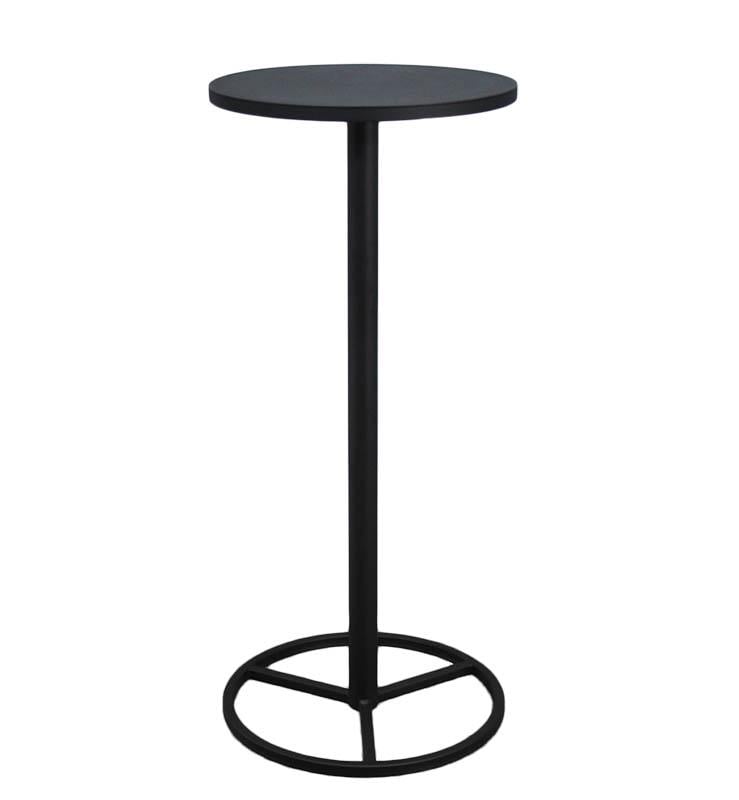 Стіл Kompred OL479/1 круглий металевий виносний 600х1100 мм Чорний (1810508905)