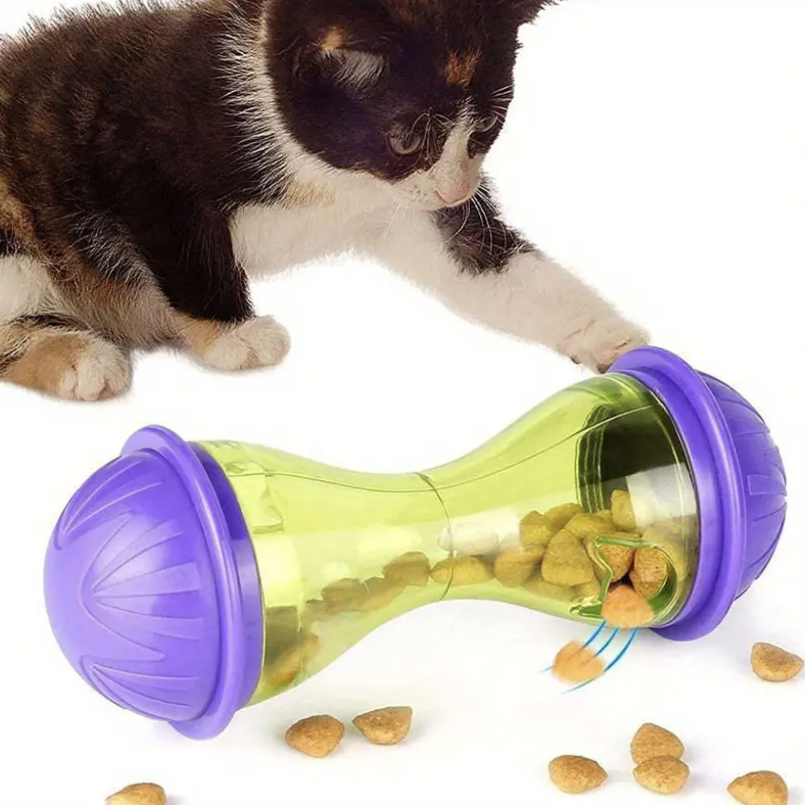 Іграшка інтерактивна для кішок у формі кістки, яка сповільнює прийом їжі - фото 8