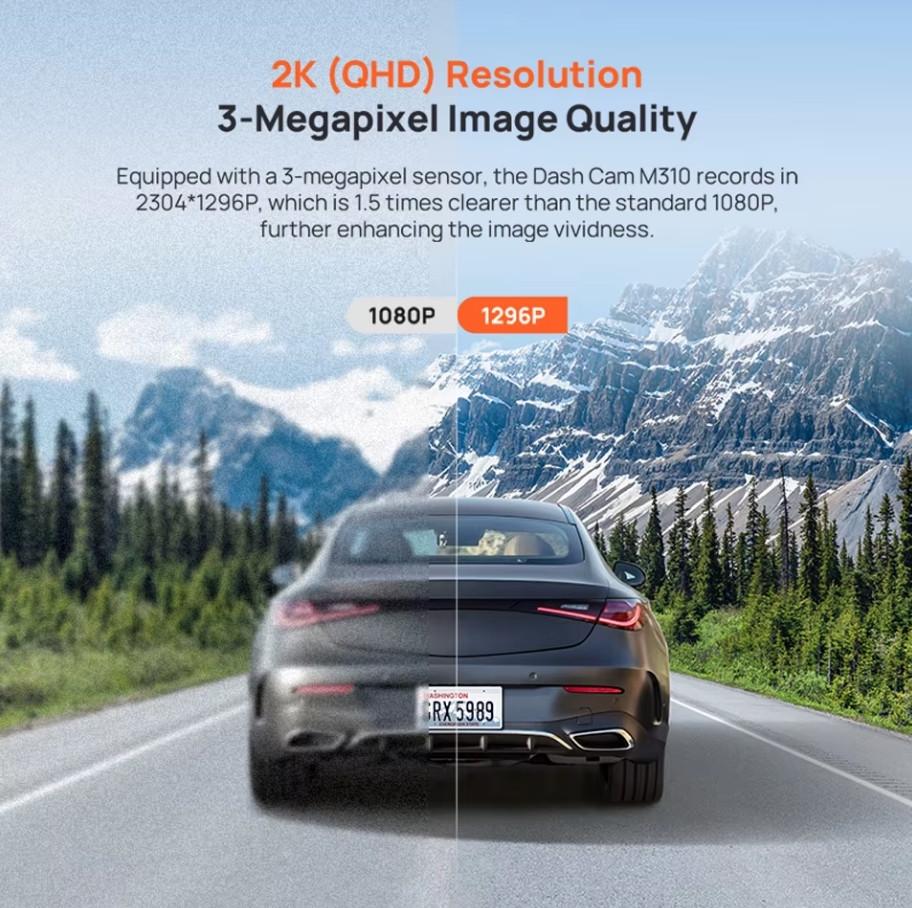 Видеорегистратор 70mai Dash Cam M310 (25043096) - фото 6