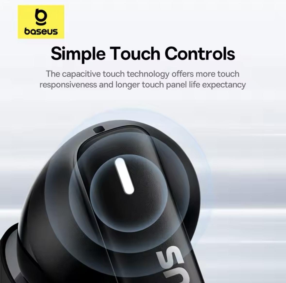 Навушники Baseus Bowie E19 Black - фото 4 Навушники Baseus Bowie E19 Black - фото 4