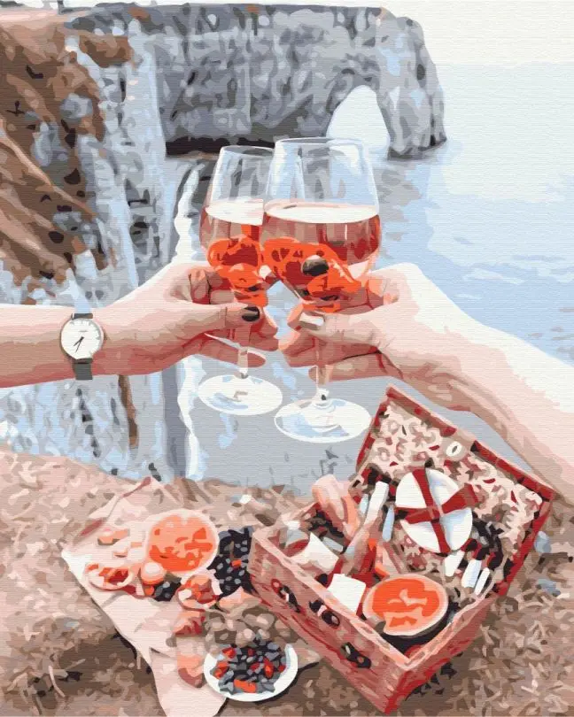 Картина по номерам Brushme Завтрак на скалах 40x50 см (BSM-B27953)