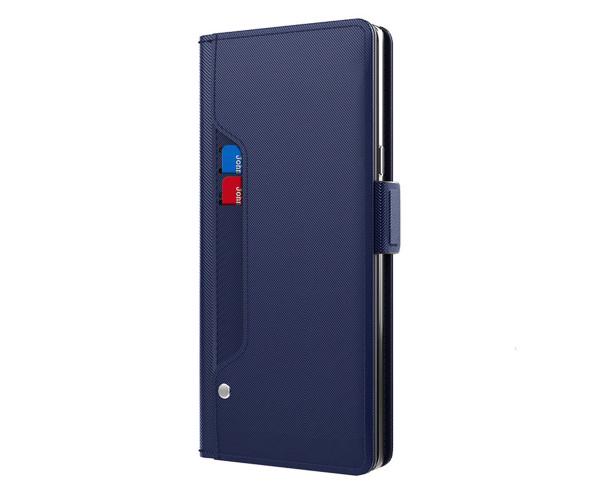 Чехол - книжка Beauty Case для Motorola Edge 50 Fusion с зеркалом Синий Чехол - книжка Beauty Case для Motorola Edge 50 Fusion с зеркалом Синий