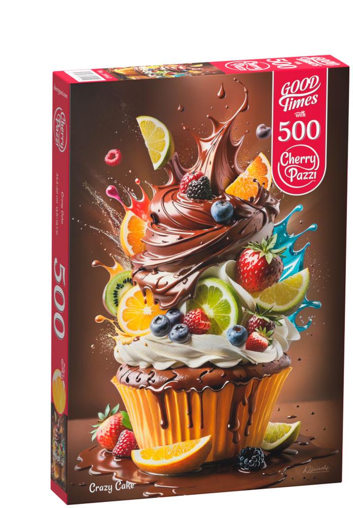 Пазлы CherryPazzi Безумное пирожное на 500 эл. (2349811379) - фото 2 Пазлы CherryPazzi Безумное пирожное на 500 эл. (2349811379) - фото 2