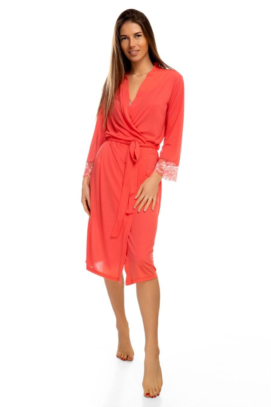 Халат Fleri р. 50 XXL Коралловый (61457)