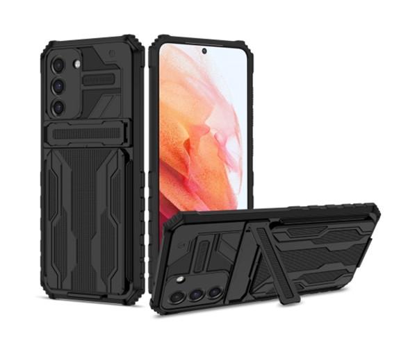 Чехол-накладка Armor Case with Card Slot для Samsung Galaxy S21 FE Чёрный