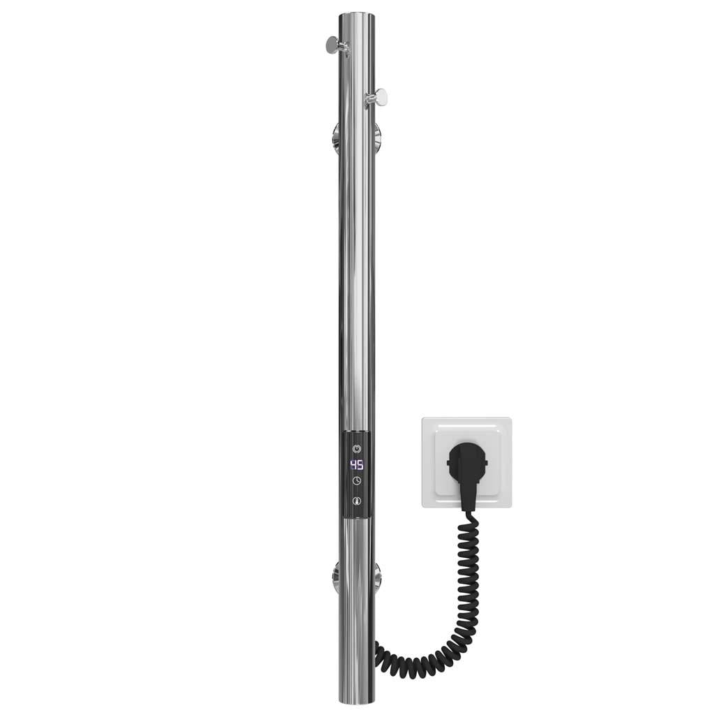 Рушникосушарка електрична Deffi Chloe JD03 нержавіюча сталь 30x600 мм (C.MK.60.30.E.C.U.1)