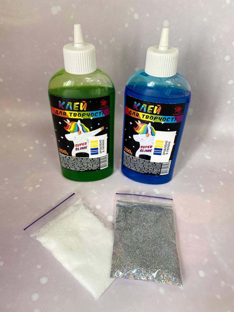 Набор для создания Слайма Клей/глитер/тетраборат