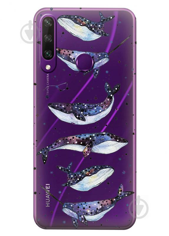 Прозрачный силиконовый чехол iSwag для Huawei Y6p с рисунком - Киты Единороги (KS2369) Прозрачный силиконовый чехол iSwag для Huawei Y6p с рисунком - Киты Единороги (KS2369)