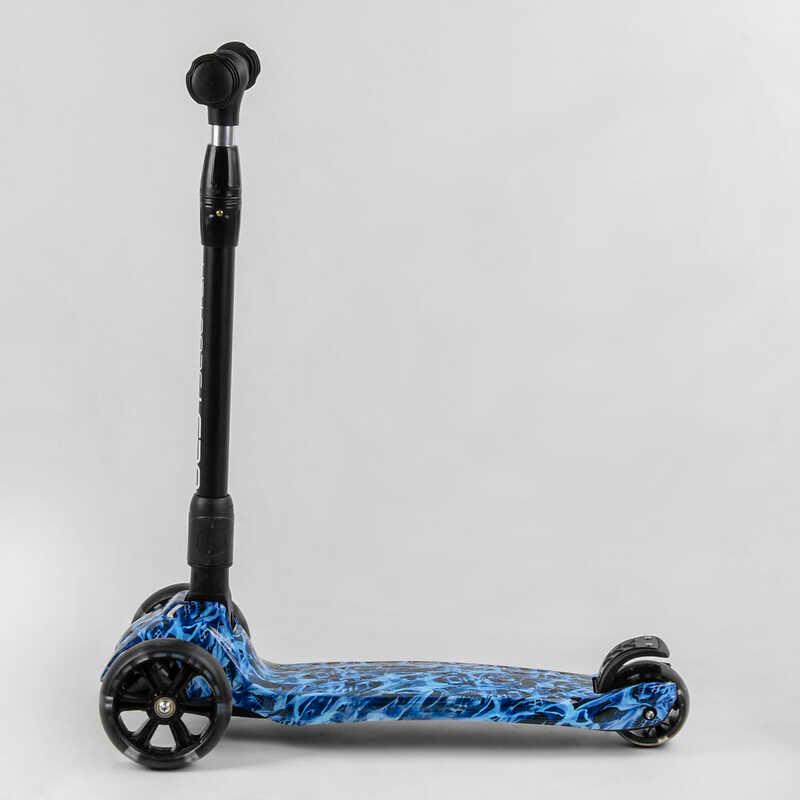 ᐉ Самокат трехколесный Best Scooter 24-601 MAXI 3 колеса PU со светом