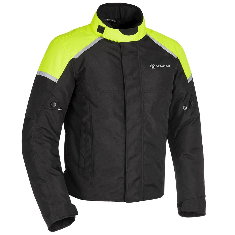 Мотокуртка OXFORD Spartan Short WP MS Jkt M Black/Fluo (29506)