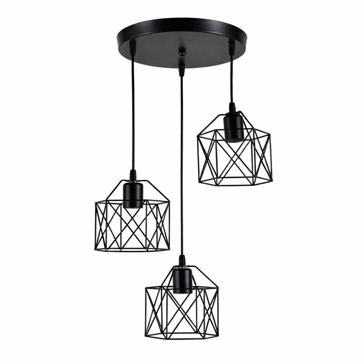 Люстра подвесная в стиле лофт Light House SRS-20608/3 Черный