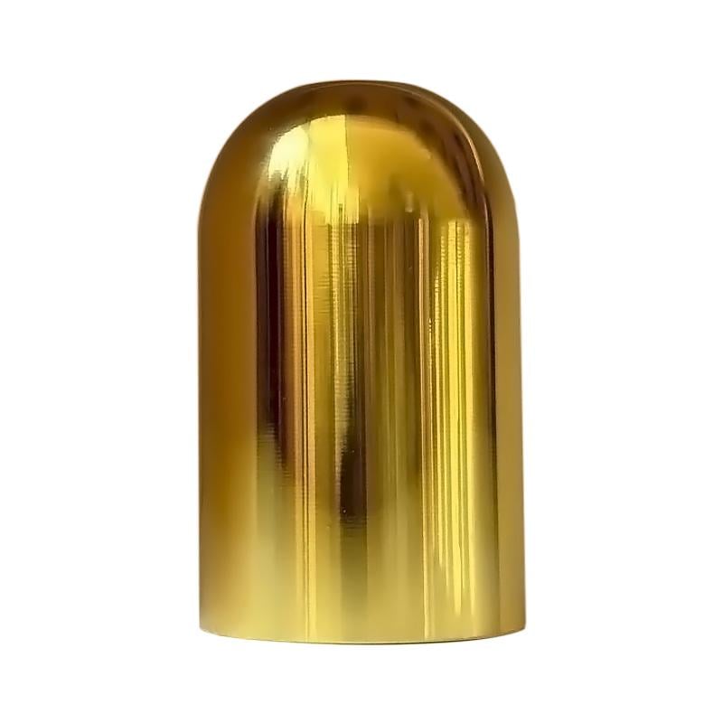 Накладка алюминиевая Round на патрон Е27 массивная Золото