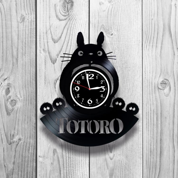 Часы настенные Totoro 0431 из виниловой пластинки