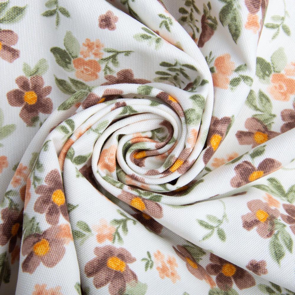 Тканина декоративна Прем'єр V-14 Квітка з водовідштовхувальним просоченням Коричневий (2338316600)