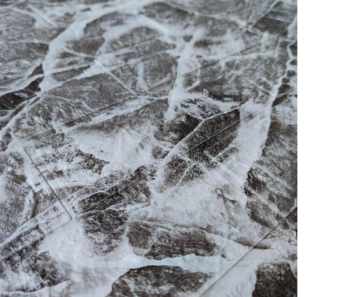 3D-рулон декоративна самоклеюча під цеглу 5000x700x3 мм Сірий мармур (BMN3-011-5)