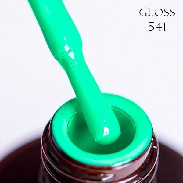 Гель-лак GLOSS 541 11 мл Зеленое яблоко (28653)