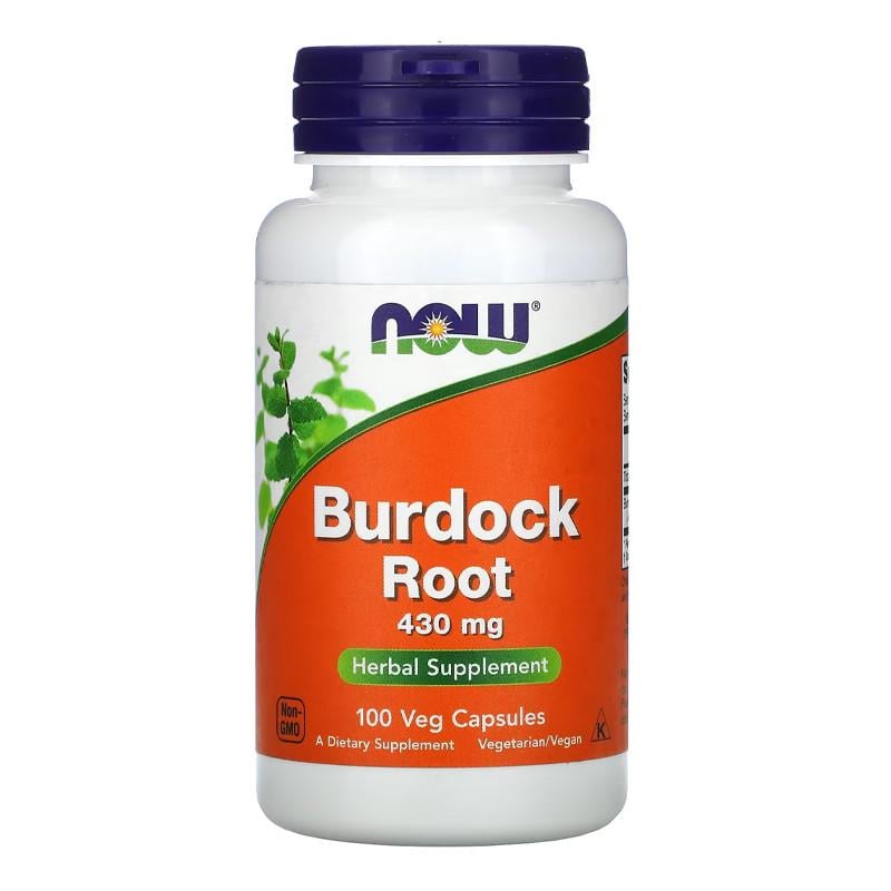 Корень лопуха NOW Burdock Root 430 мг 100 вега-капс. (20214-01) Корень лопуха NOW Burdock Root 430 мг 100 вега-капс. (20214-01)