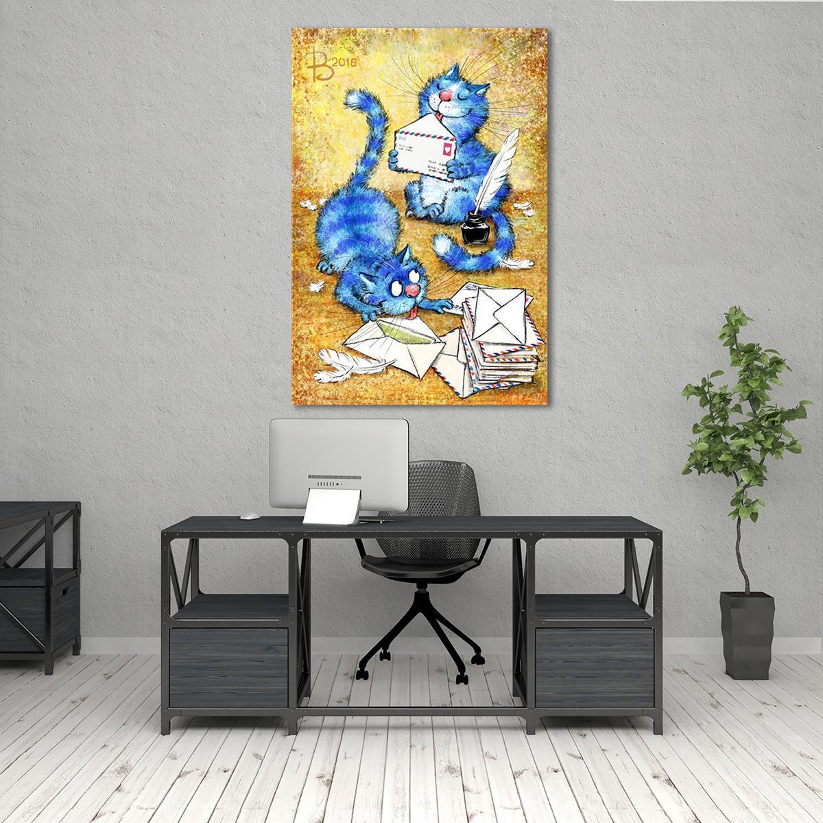 Модульная картина Письма 1 модуль 80x120 см