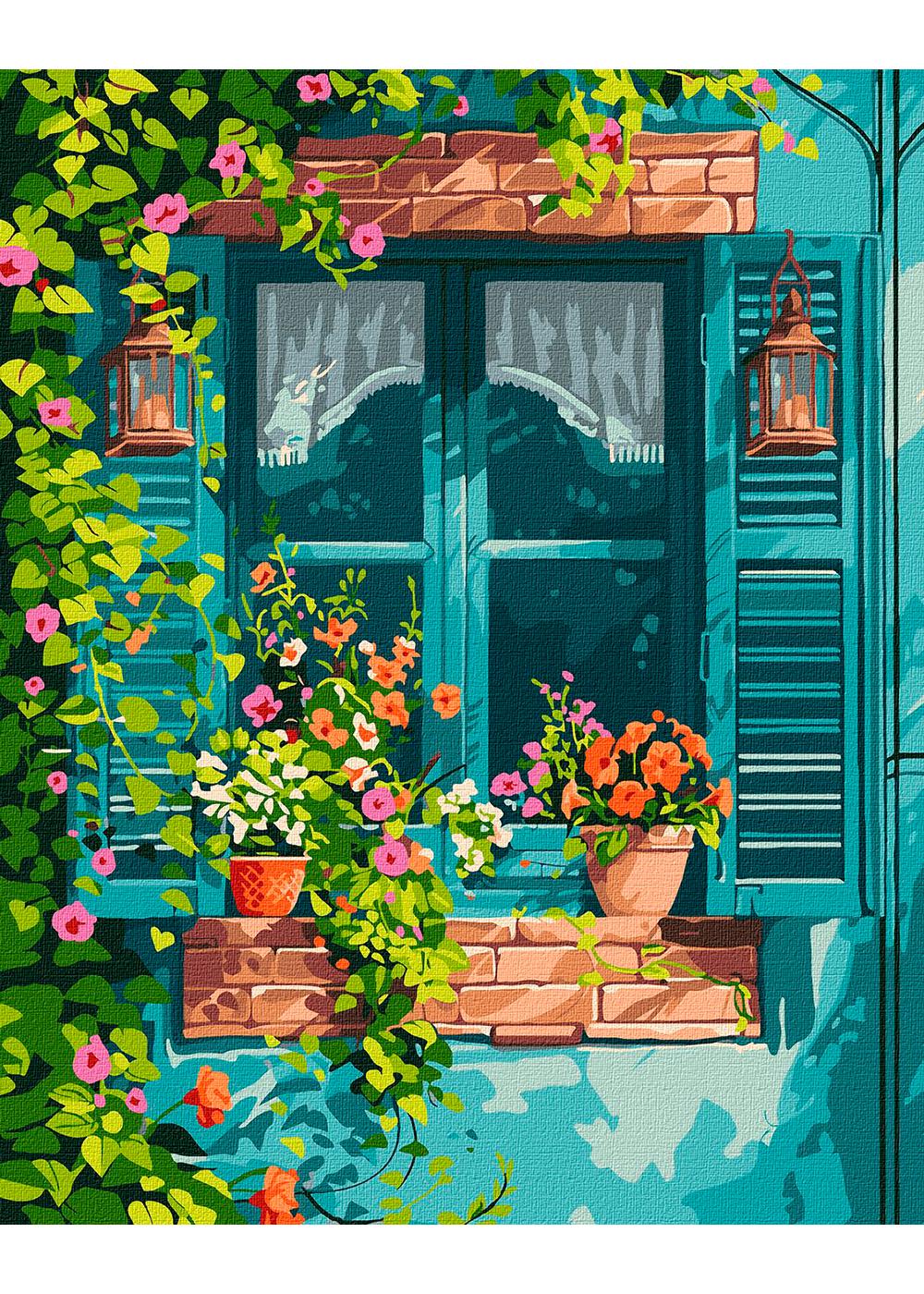 Розмальовка за номерами Ідейка Будинок у саду 40x50 см (KHO6348)