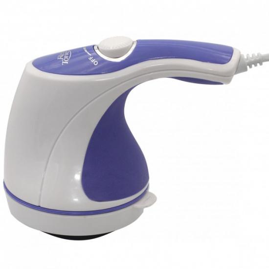 Электромассажер ручной Relax Tone 25W 4 насадки Blue/White (349) Электромассажер ручной Relax Tone 25W 4 насадки Blue/White (349)