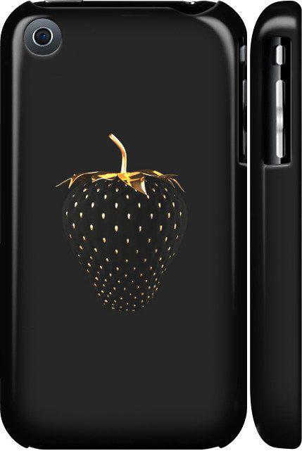 Чехол на iPhone 3Gs Черная клубника (3585c-34-42517) Чехол на iPhone 3Gs Черная клубника (3585c-34-42517)