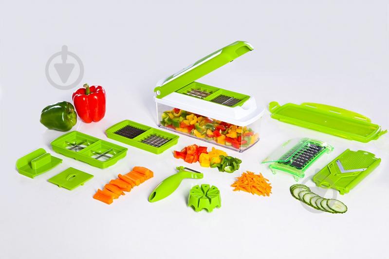 Овощерезка Nicer Dicer Plus Зеленыый (up0909) - фото 2