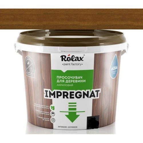 Пропитка для древесины акриловая Rolax IMPREGNAT 1 л 208 Каштан (15051)