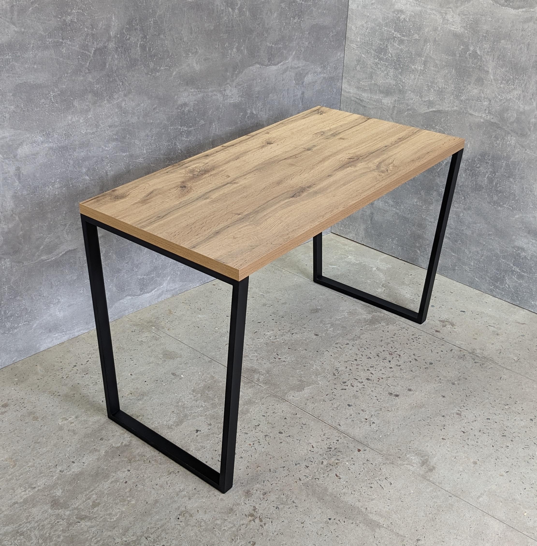 Стіл письмовий у стилі Лофт М2 1200x600x32 мм/40x20 мм Дуб Тахо (29308886)