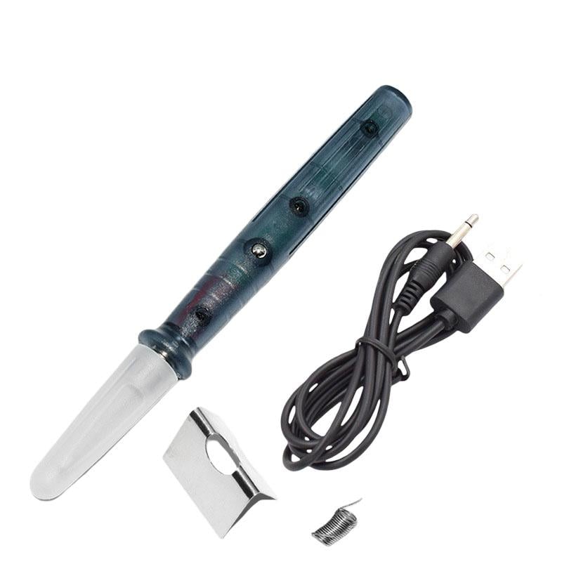 Паяльник портативний для електроніки BT-8U 5V 8 Вт USB пластиковий 15 см (29662)