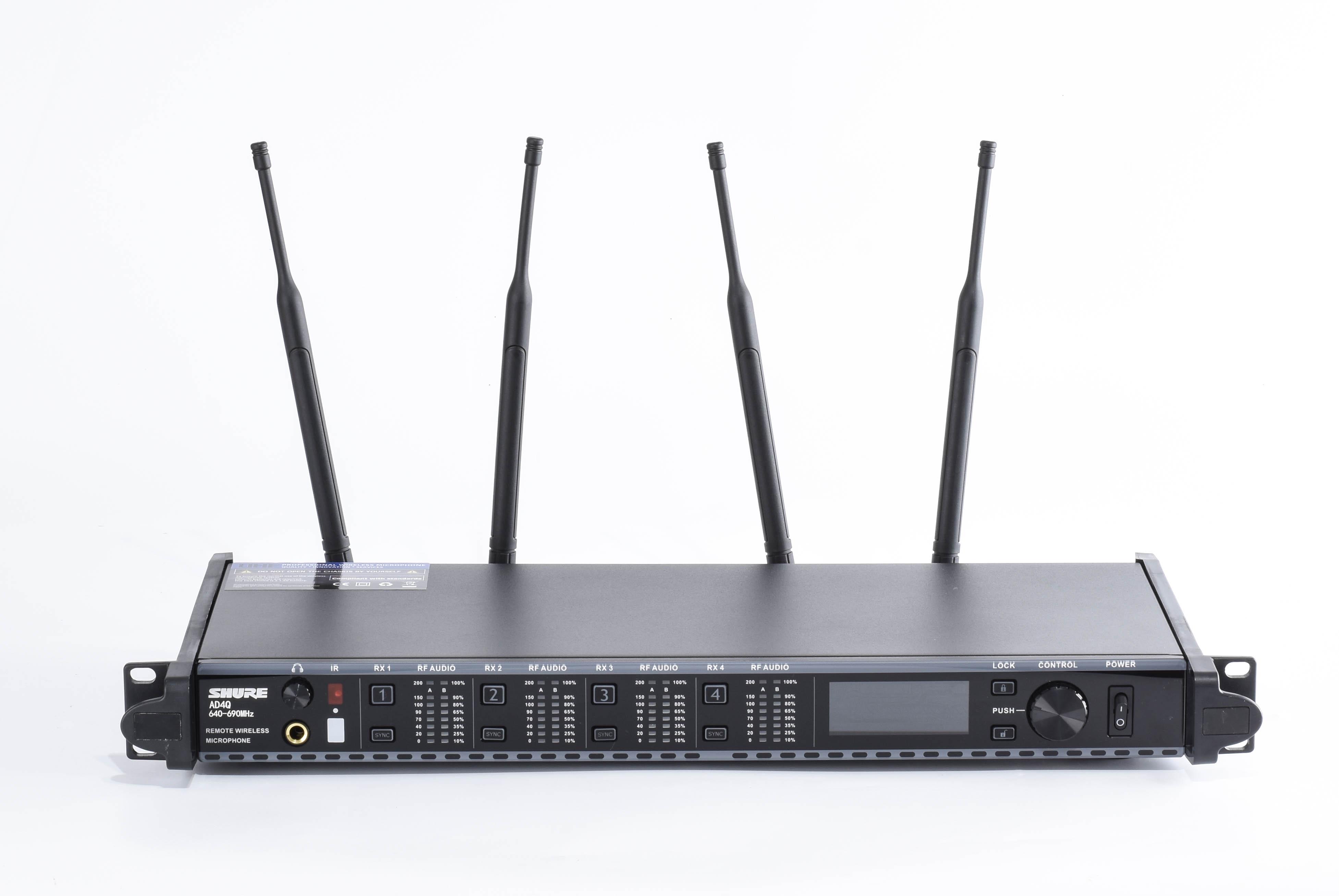 Мікрофони петличні з радіосистемою SHURE AD4Q з пояними передатчиками (0024) - фото 3