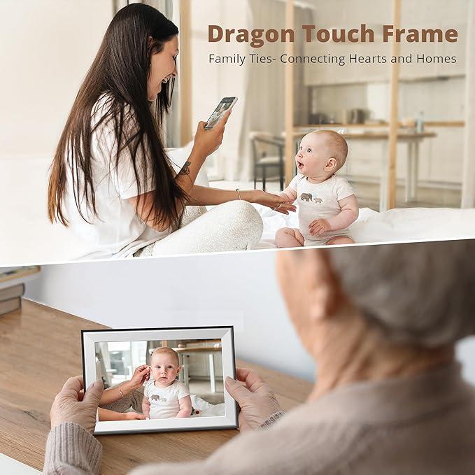 Фоторамка цифрова сенсорний екран WIFI Dragon Touch 10,1" з роздільною здатністю 1280х800 HD IPS - фото 5 Фоторамка цифрова сенсорний екран WIFI Dragon Touch 10,1" з роздільною здатністю 1280х800 HD IPS - фото 5