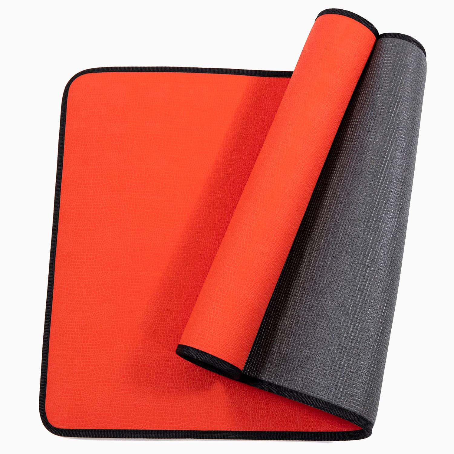 Килимок для фітнесу OSPORT Yoga Pro+ Mini двошаровий 8 мм Червоно-чорний (OF-0308) - фото 2 Килимок для фітнесу OSPORT Yoga Pro+ Mini двошаровий 8 мм Червоно-чорний (OF-0308) - фото 2