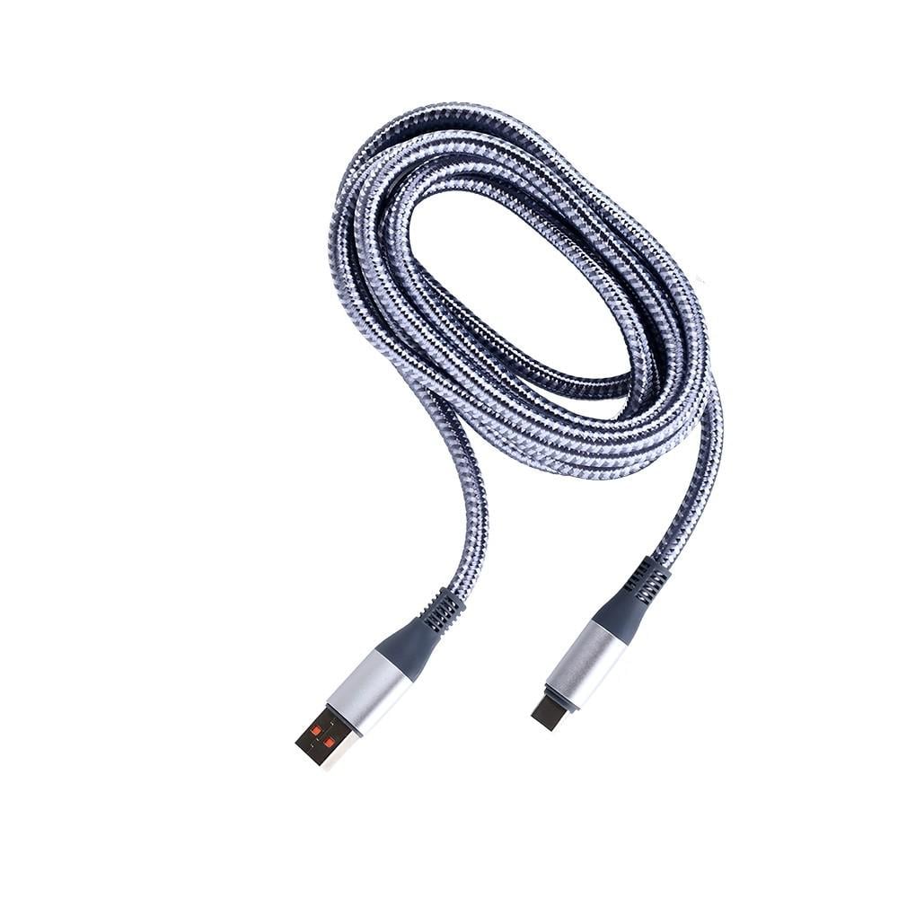 Кабель KLGO WL-1429 USB to Type-C 2 м 5V 4.5A 22,5W 10V 4A 40W Серый (26450025)