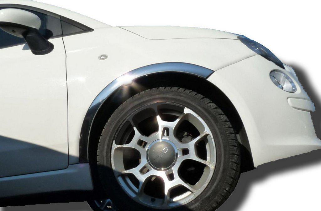 Накладки на арки Max chrome для Fiat 500/500L нержавеющая сталь Хром