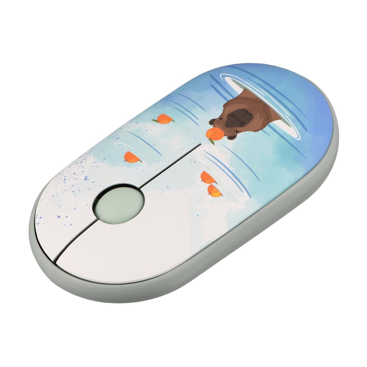 Мышь беспроводная 2E MF300 Capybara: Tangerine Silent WL BT с принтом (iz15888) - фото 4 Мышь беспроводная 2E MF300 Capybara: Tangerine Silent WL BT с принтом (iz15888) - фото 4